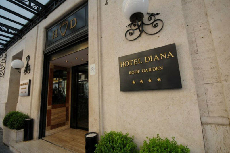 רומא Hotel Diana Roof Garden מראה חיצוני תמונה